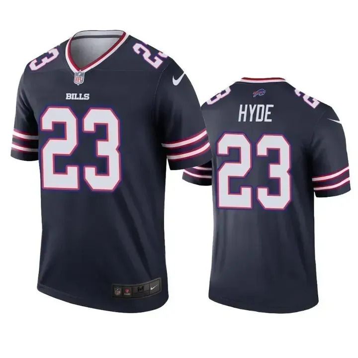 Men Buffalo Bills #23 Micah Hyde Nike Navy Game NFL Jersey